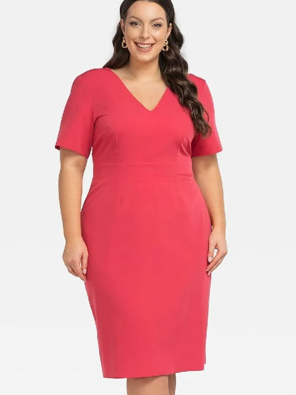 Instant Discount Plus size dress model 196880 Karko