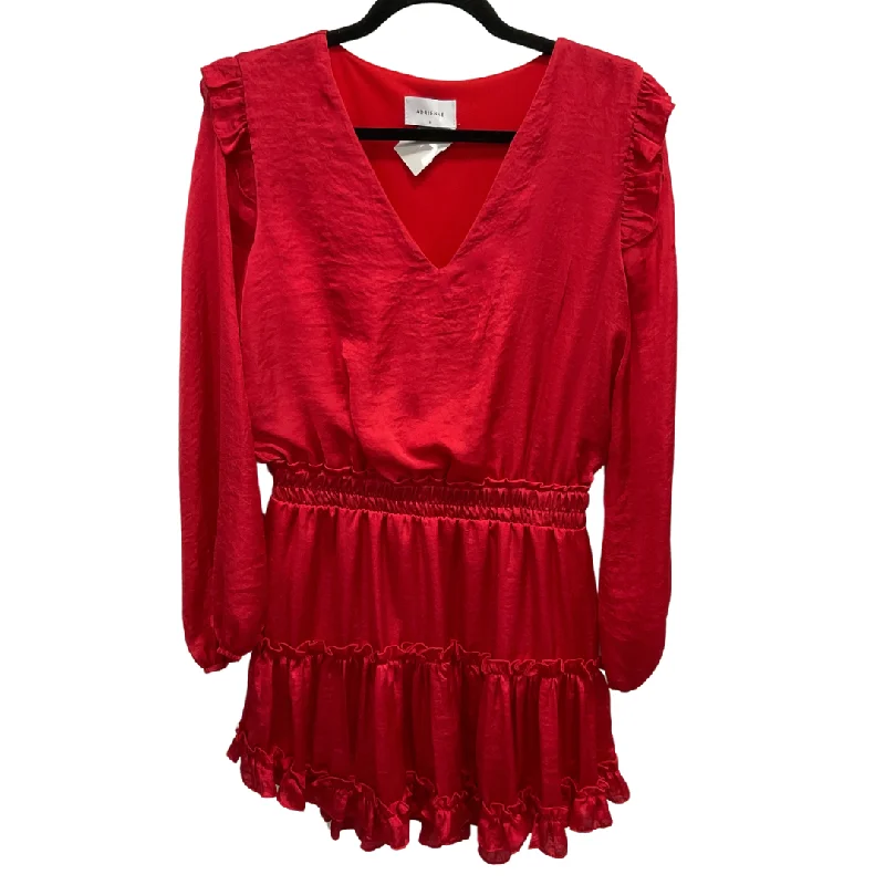 Hot Deal Dress Casual Midi By Clothes Mentor In Red, Size: S