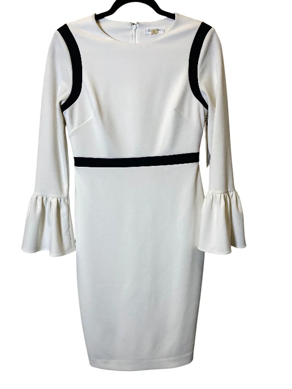 Unmissable Offer Dress Casual Midi By Calvin Klein In White, Size: S