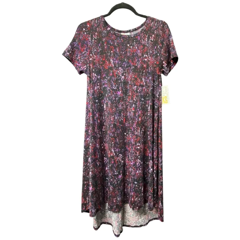 Stock Clearance Dress Casual Short By Lularoe In Multi-colored, Size: Xxs