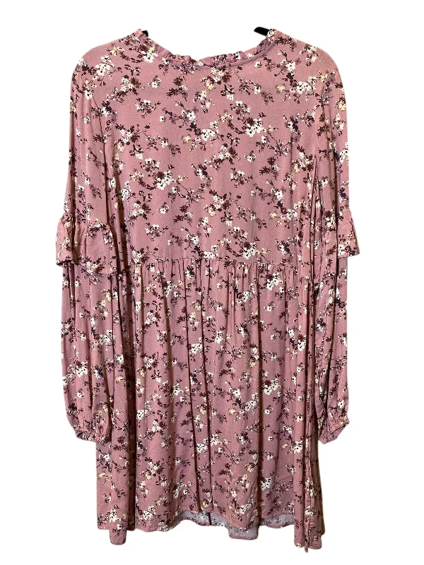 Loyalty Reward Dress Casual Midi By Cmc In Floral Print, Size: L
