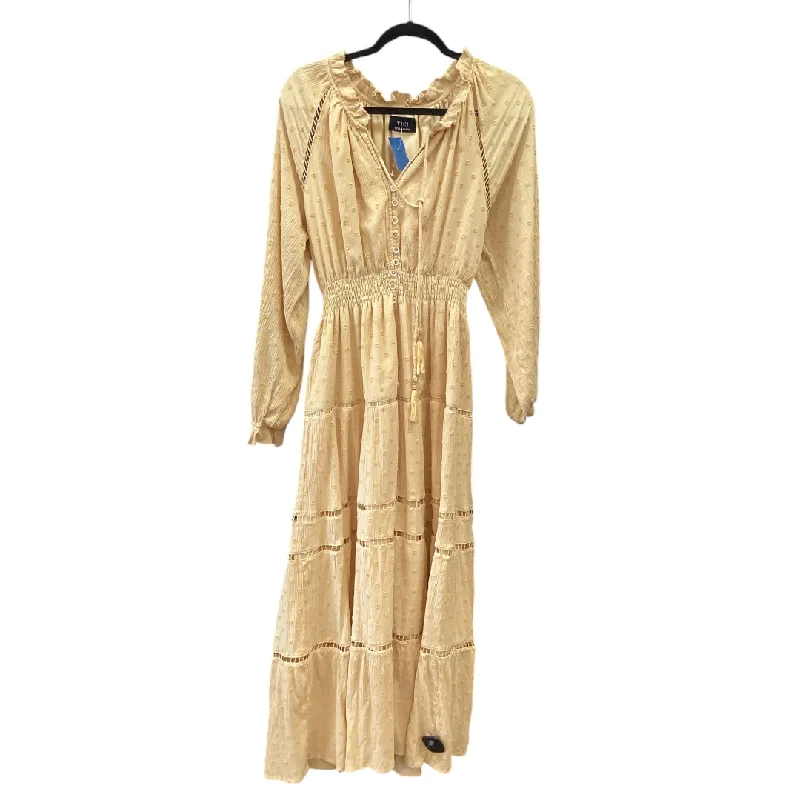 Buy Now Dress Party Long By Vici In Yellow, Size: Xl