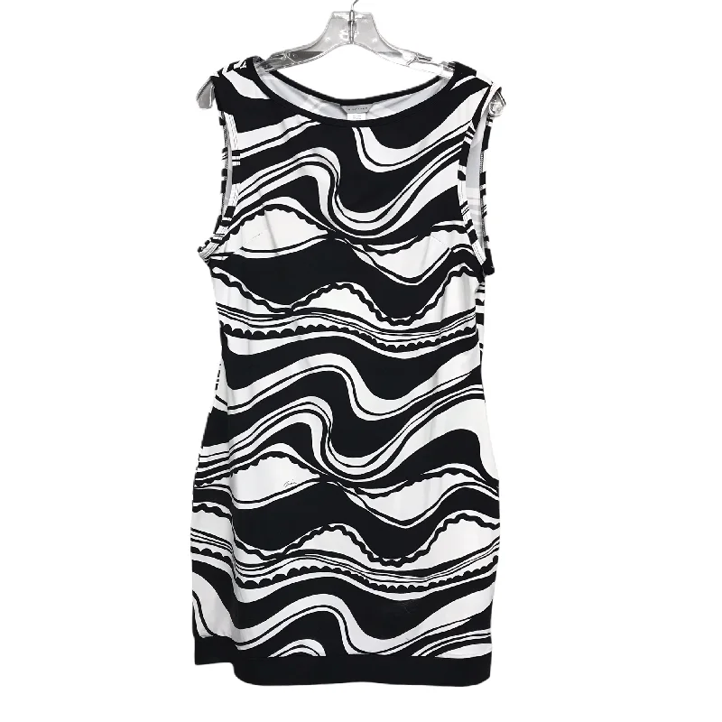 Bonus Savings Dress Casual Short By Trina Turk In Black & White, Size: L
