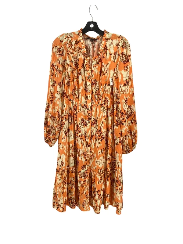 Savings Event Dress Casual Short By Frye In Orange, Size: S