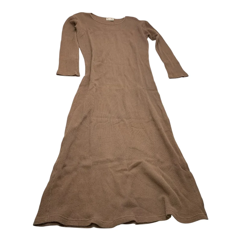 Instant Discount Dress Casual Maxi By Liz and Jane In Brown, Size: M