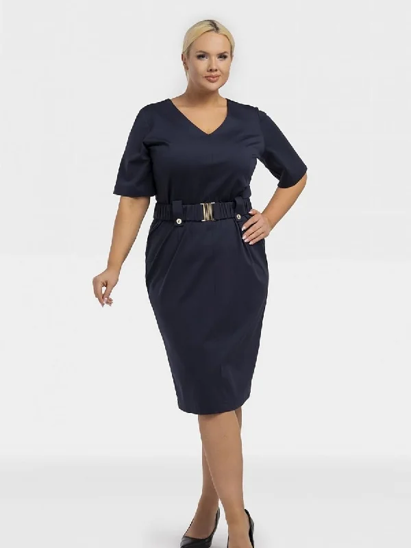 Super Deal Plus size dress model 195024 Karko