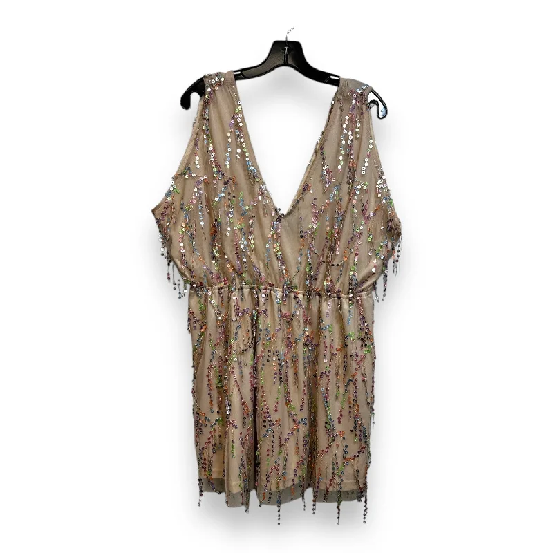 Today's Special Dress Casual Short By Clothes Mentor In Pink, Size: Xl