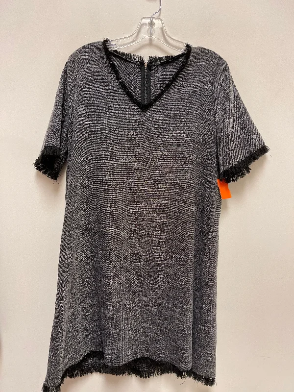 Special Buy Dress Casual Short By Doe & Rae In Grey, Size: L