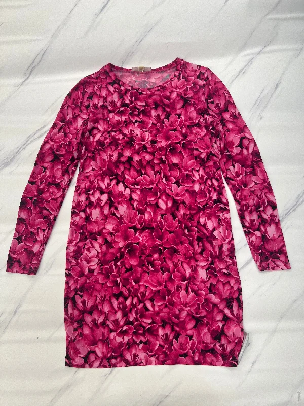 Season Finale Sale Dress Casual Short By Michael By Michael Kors In Pink, Size: M