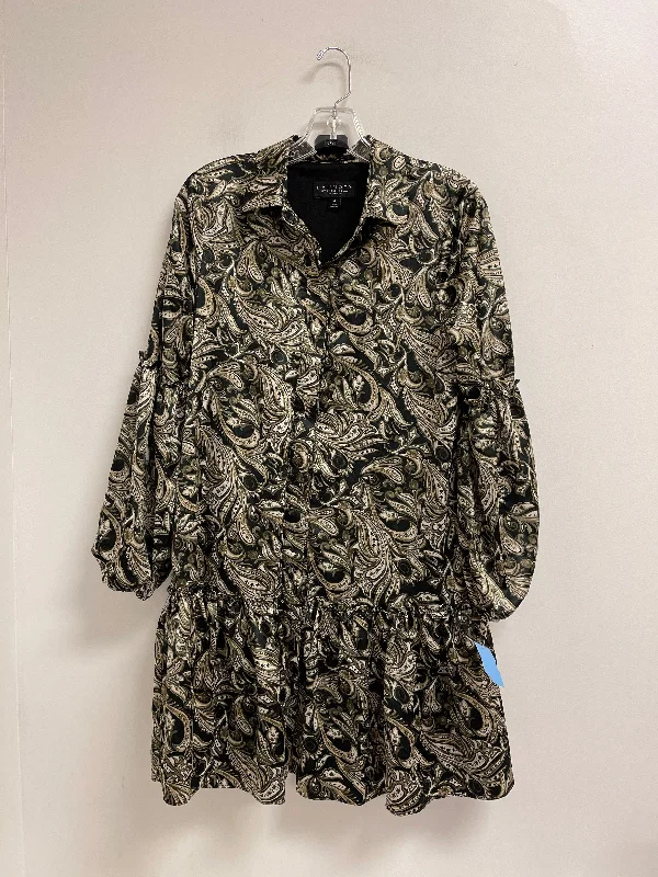 Incredible Offers Dress Casual Short By Laundry In Black & Gold, Size: S