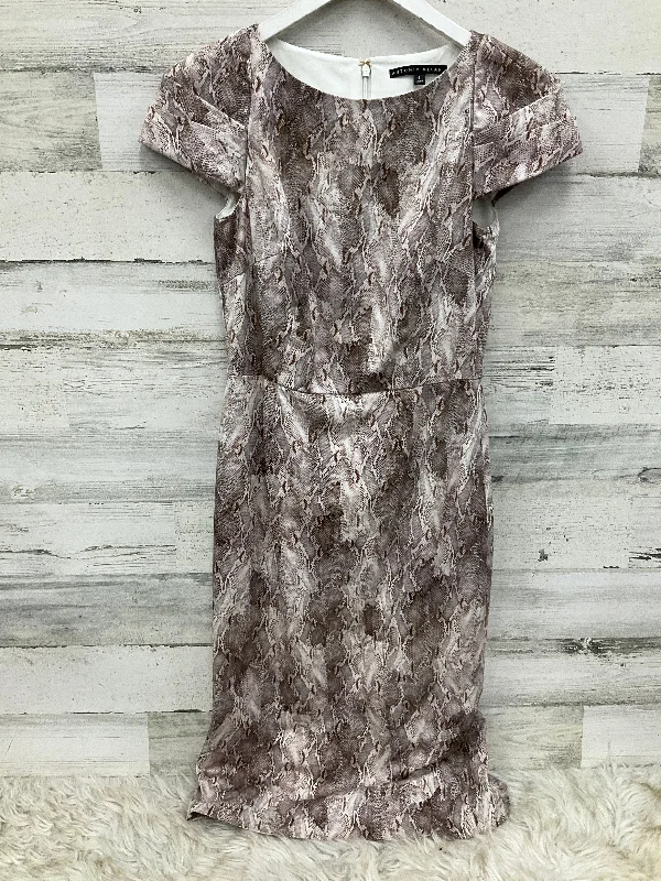 Super Savings Dress Casual Midi By Antonio Melani In Snakeskin Print, Size: Xs