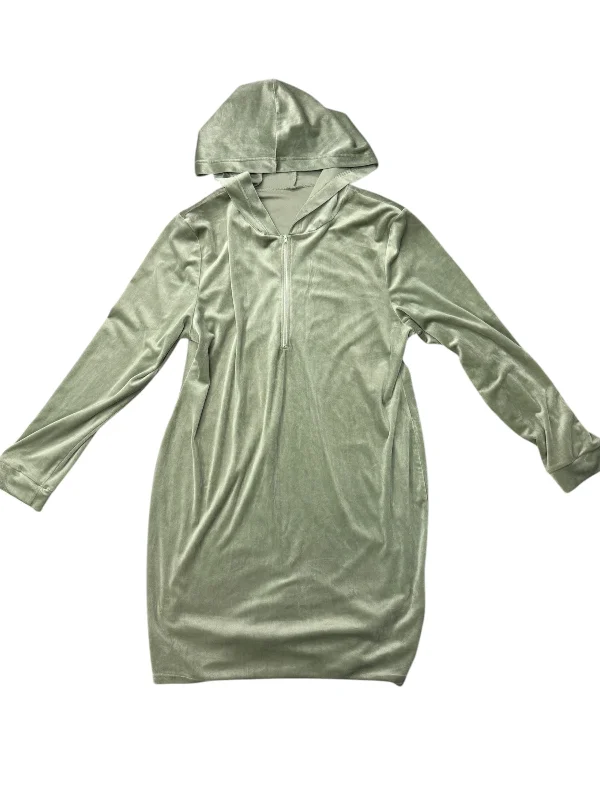Final Clearance Dress Casual Midi By Shein In Green, Size: 26