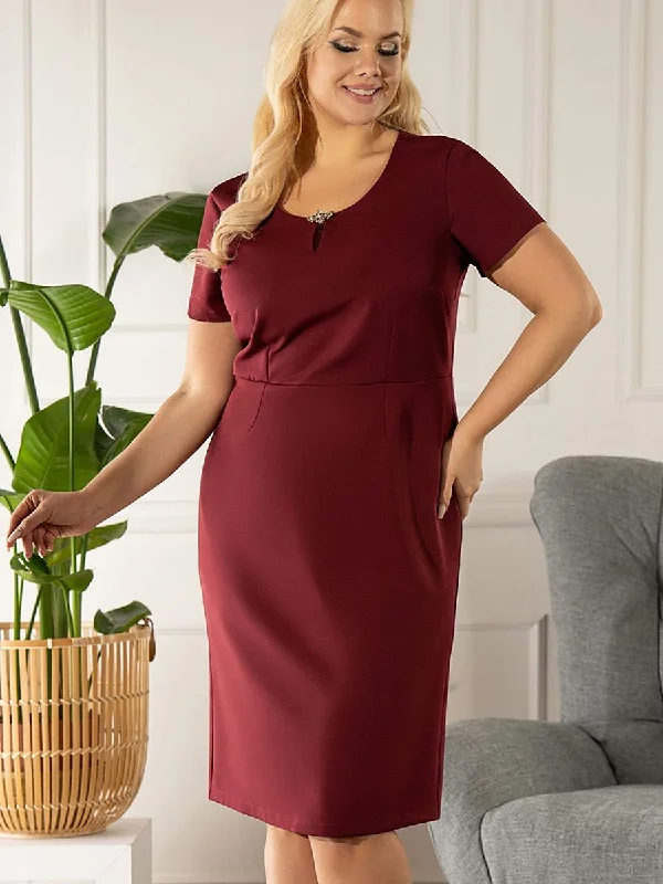 Limited Stock Plus size dress model 175230 Karko