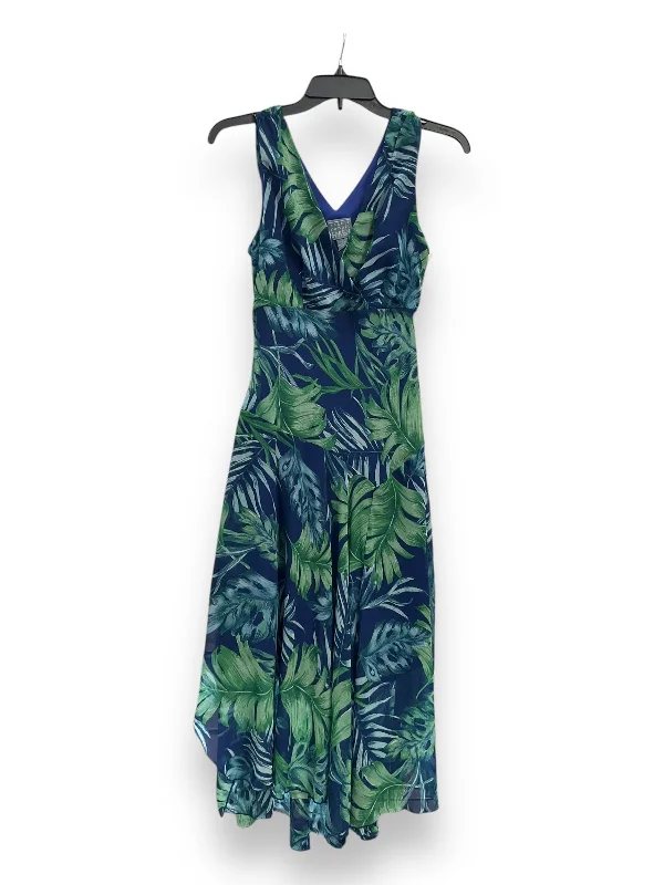 Exclusive Deal Dress Casual Midi By Cmc In Tropical Print, Size: S