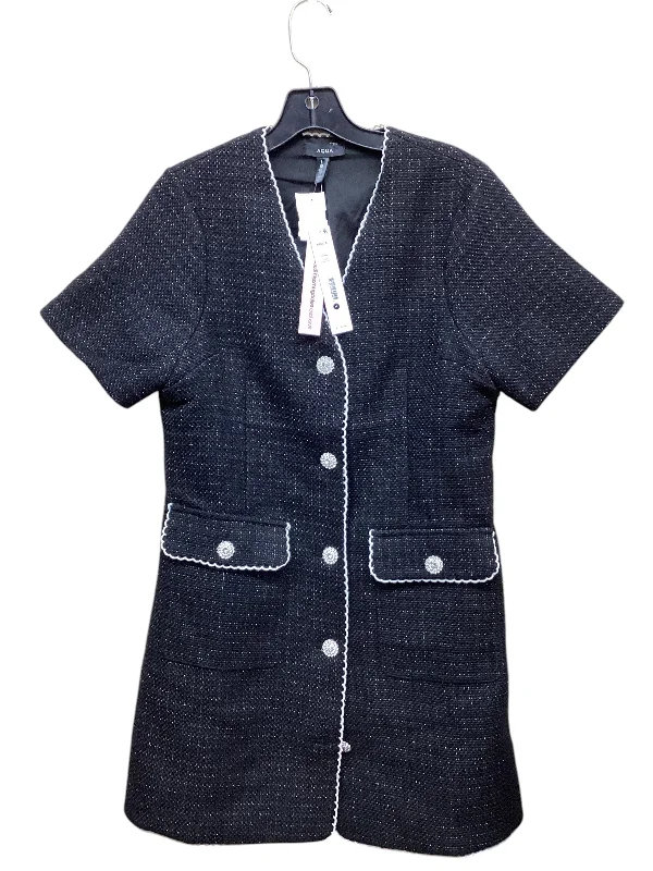 Don’t Miss Out Dress Party Short By Aqua In Black & White, Size: M