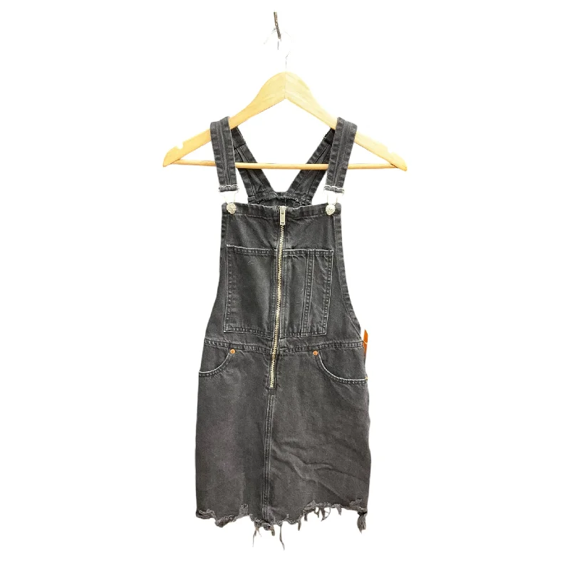 Special Price Dress Casual Short By Zara In Black Denim, Size: S