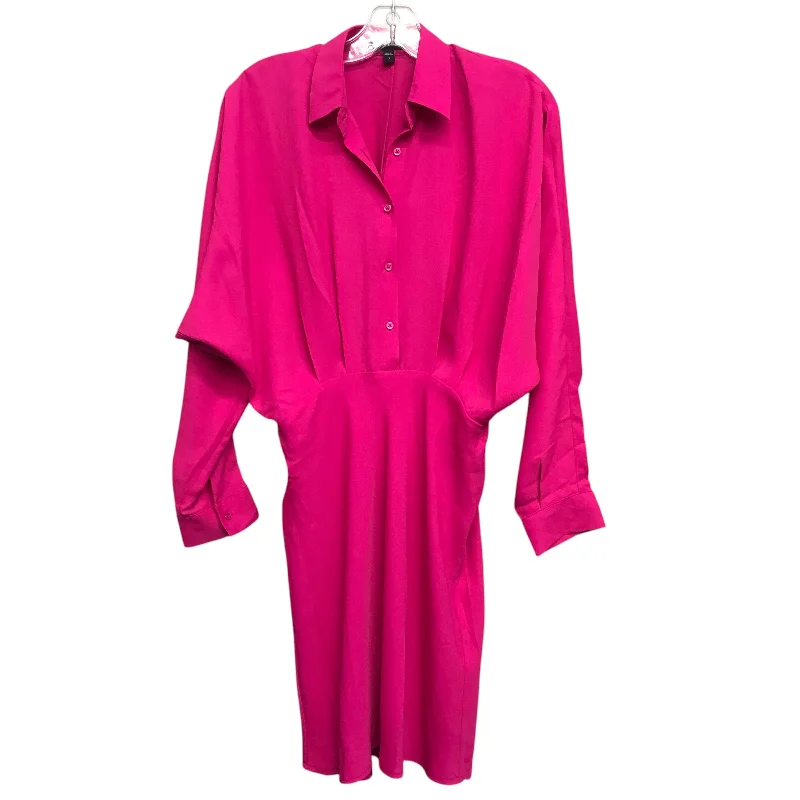 Steals and Deals Dress Casual Short By Express In Pink, Size:S