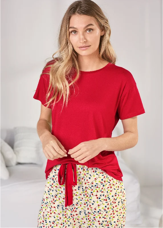 Markdowns Sleep T-Shirt - Red
