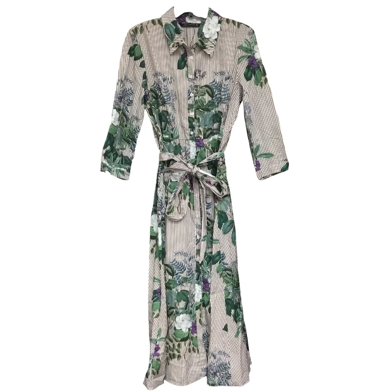 Blowout Sale Dress Casual Maxi By Zara Women In Floral Print, Size: Xl