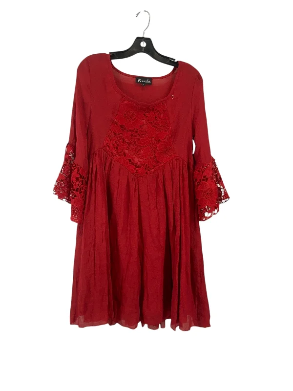 Savings Bonanza Dress Casual Short By Clothes Mentor In Red, Size: S