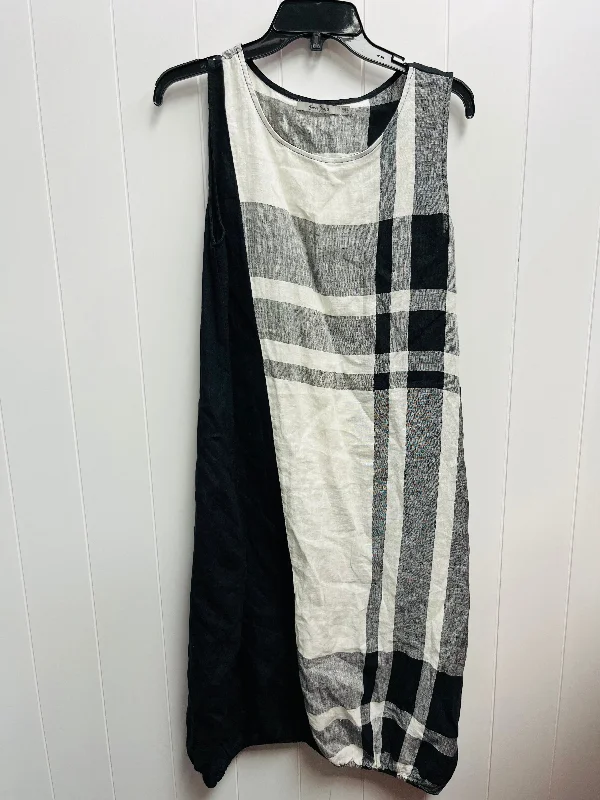 Price Drop Dress Casual Midi By beau jours In Black & White, Size: S