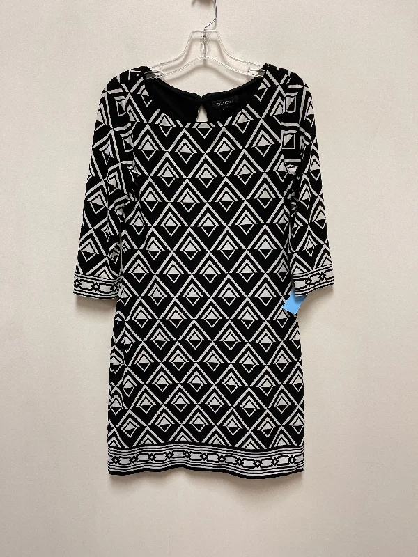 Final Clearance Dress Casual Short By White House Black Market In Black & White, Size: Xs