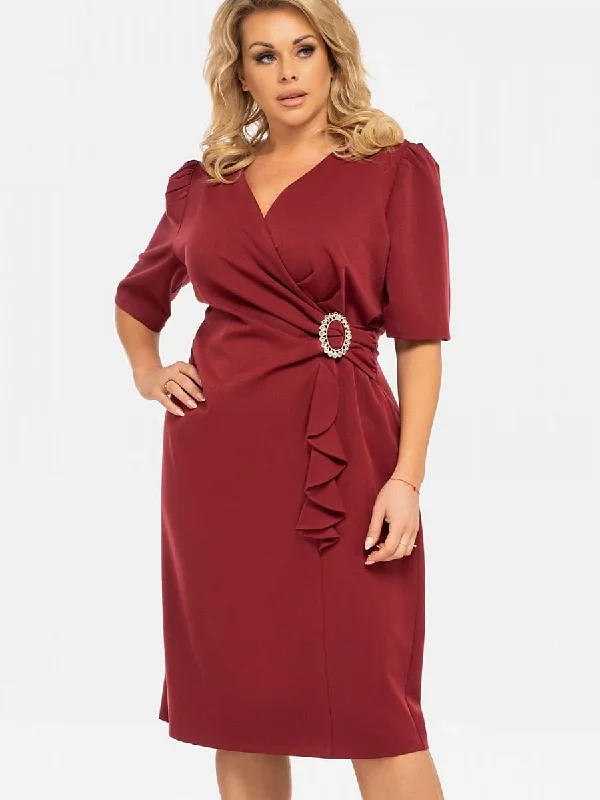 Lowest Price Plus size dress model 191376 Karko