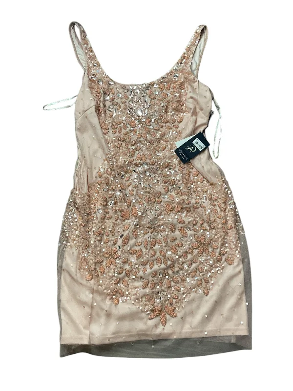 Today’s Special Dress Casual Midi By Adrianna Papell In Peach, Size: 12