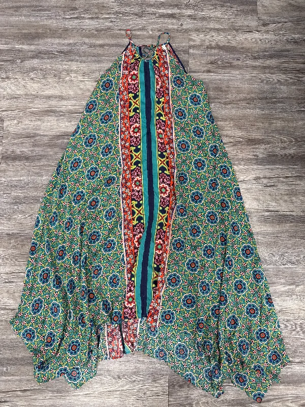 Price Cut Dress Casual Maxi By Anthropologie In Multi-colored, Size: Xs