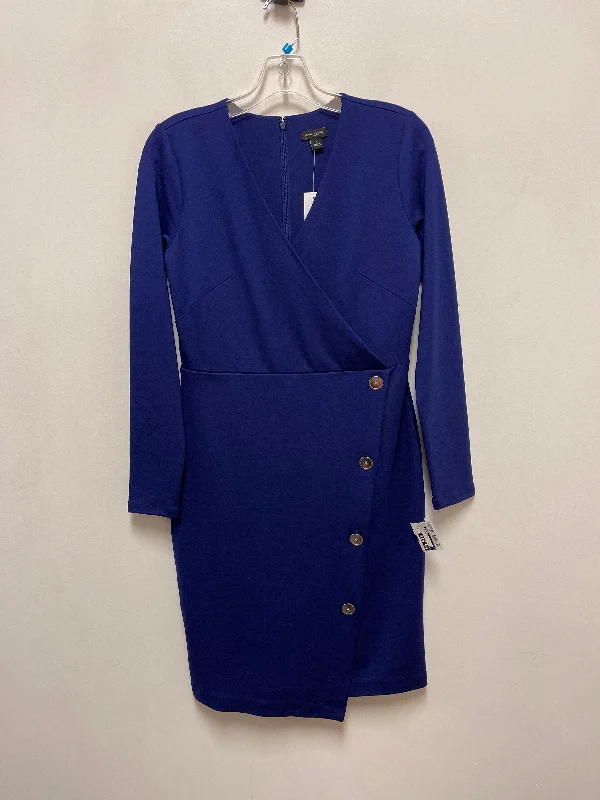 Fantastic Offers Dress Casual Midi By Ann Taylor In Purple, Size: Xs