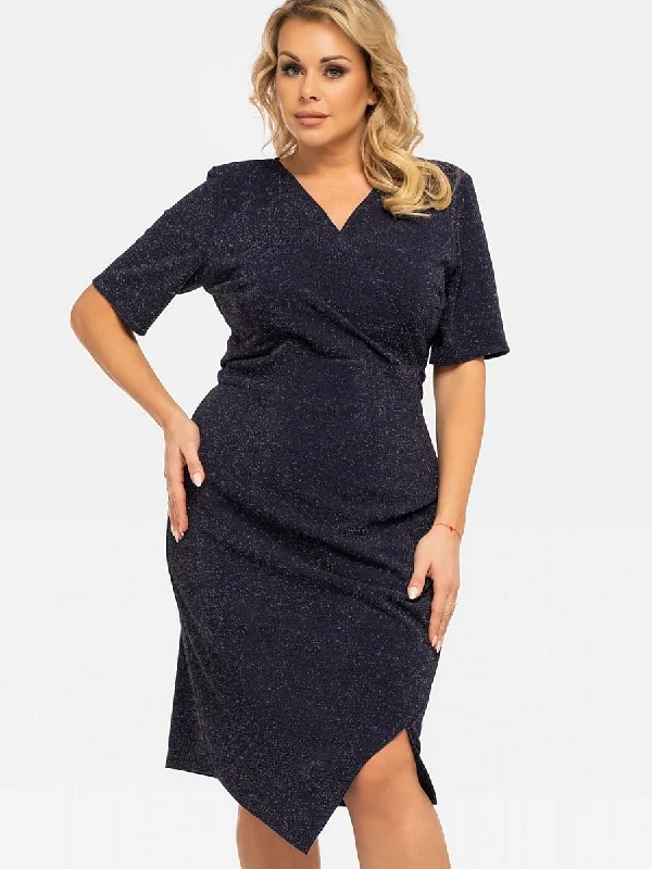 Final Clearance Plus size dress model 190938 Karko