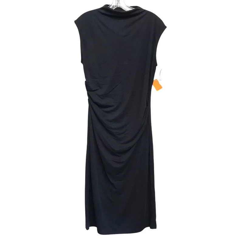 New Deals Dress Casual Midi By Old Navy In Navy, Size:L