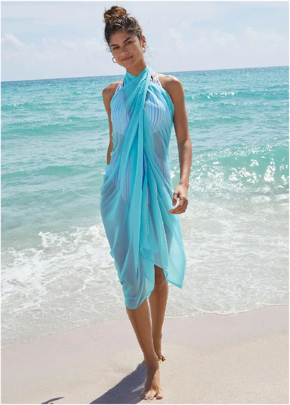 Price Cut Pareo Cover-Up - Blue