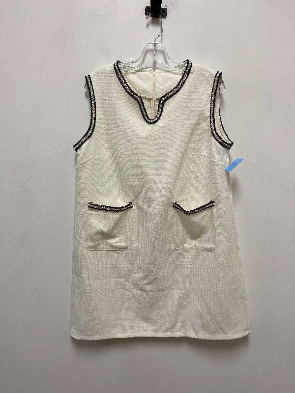 Must-Have Deals Dress Casual Midi By Clothes Mentor In Cream, Size: Xl