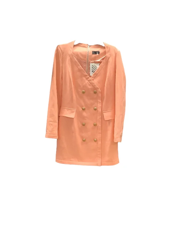 Best Deals Dress Casual Short By Clothes Mentor In Orange, Size: L