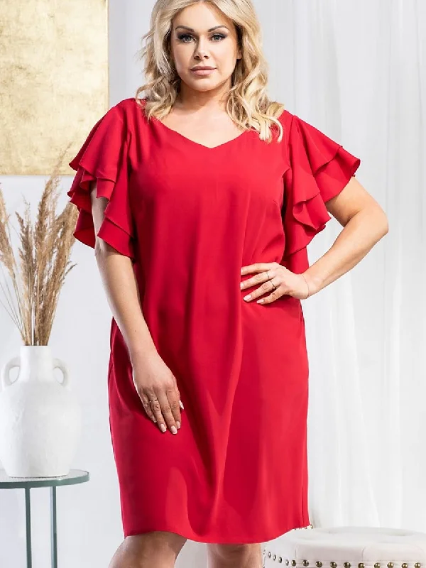 Savings Event Plus size dress model 178524 Karko