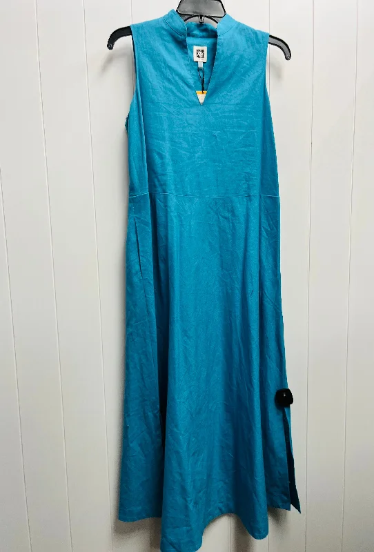 Crazy Deals Dress Casual Maxi By Anne Klein In Teal, Size: S