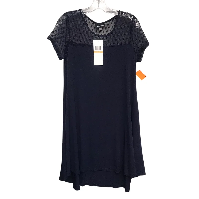Price Reduction Dress Party Short By Nina Leonard In Navy, Size:S