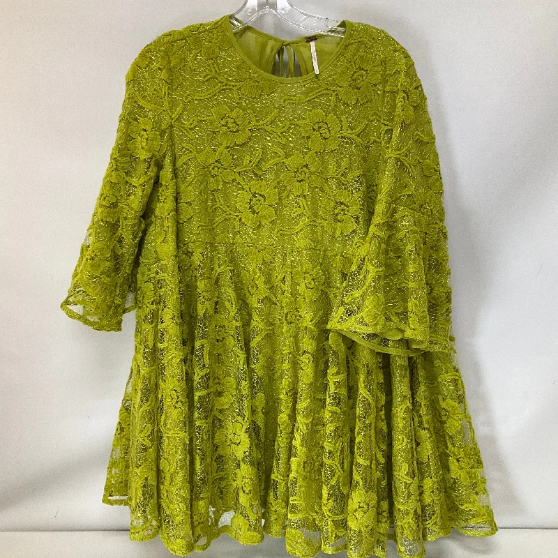 Flash Sale Dress Set 2pc By Free People In Yellow, Size: S