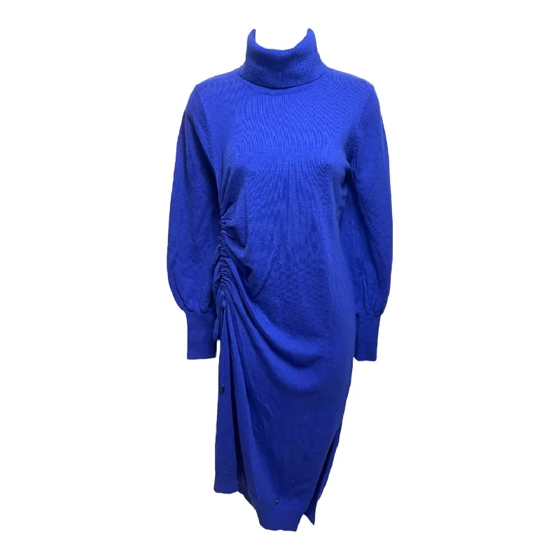 Super Bargain Aavvaa Cinched Knit Dress Casual Maxi By Ted Baker In Blue, Size: 0