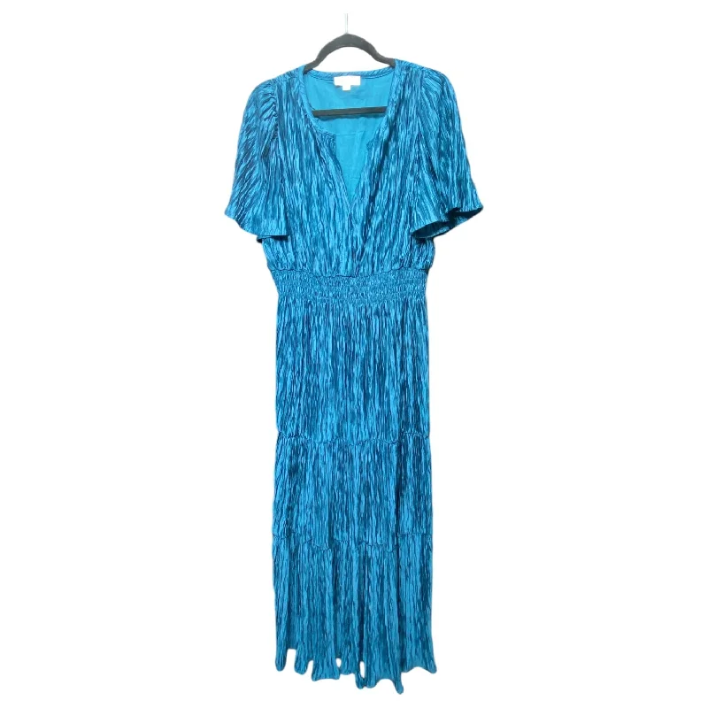 Major Savings Dress Casual Maxi By Clothes Mentor In Blue, Size: L