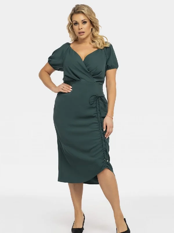 Early Bird Discount Plus size dress model 190954 Karko