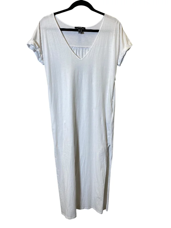 Fantastic Deals Dress Casual Midi By Forever 21 In White, Size: S