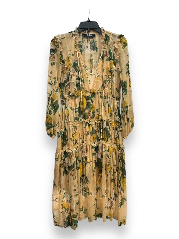Exclusive Savings Dress Casual Midi By Tuckernuck In Floral Print, Size: S