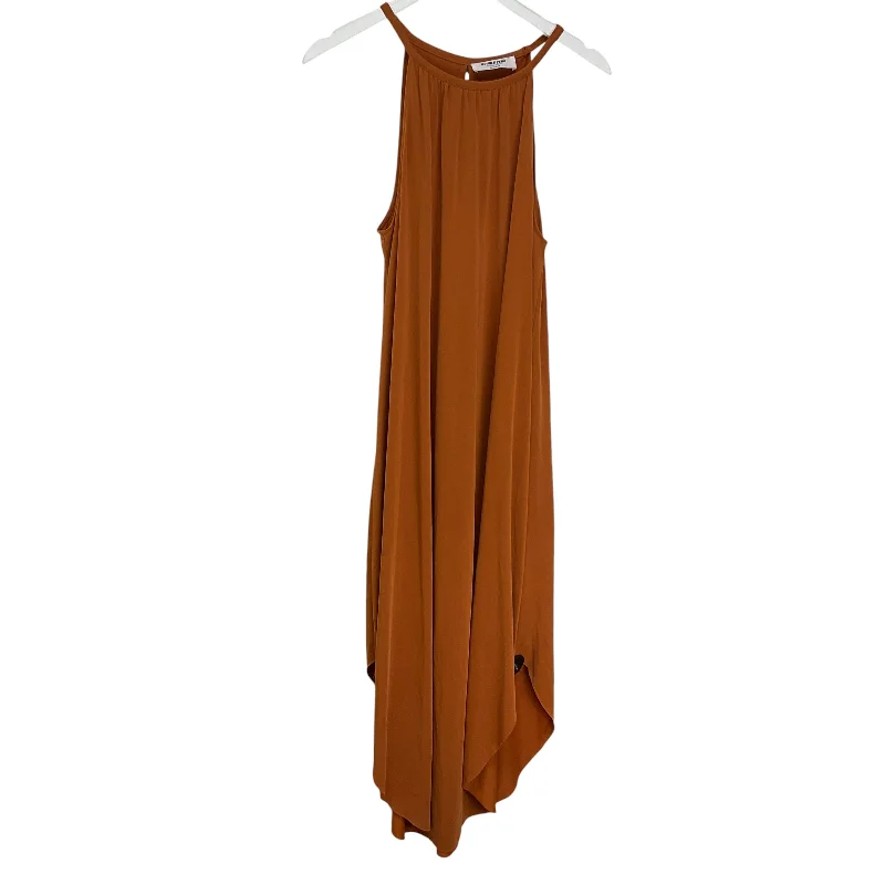 Best Bargains Dress Casual Maxi By Double Zero In Orange, Size: M
