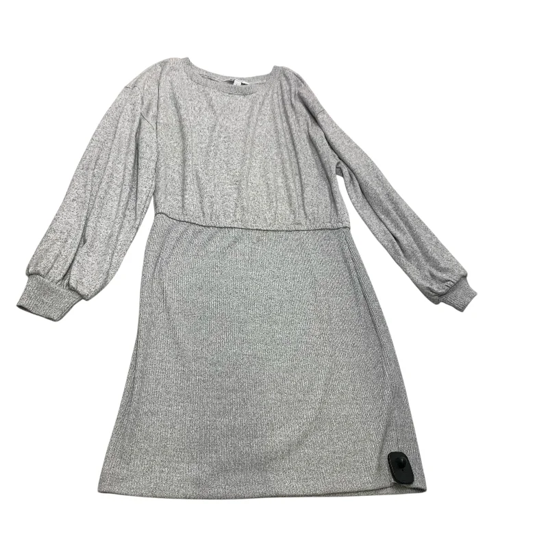 Limited Quantity Dress Sweater By Nine West In Grey, Size: L