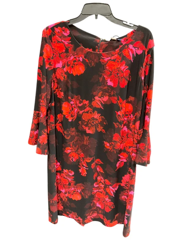 Deal Dash Dress Casual Short By Tommy Hilfiger In Black & Red, Size: Xl