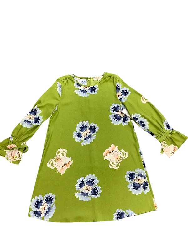Super Deal Dress Casual Midi By Loft In Green, Size: S