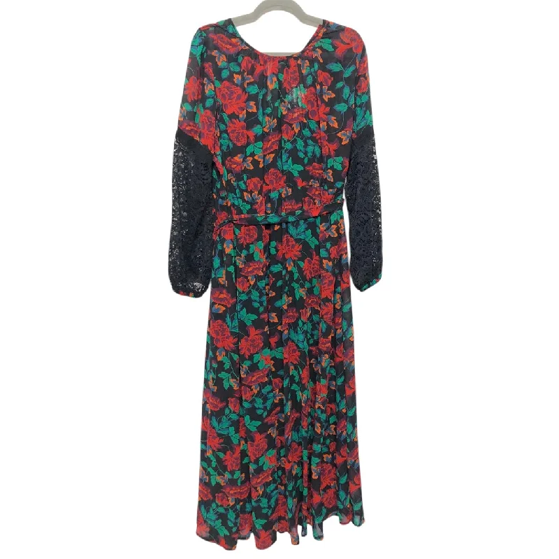 Big Discounts Dress Casual Maxi By Torrid In Green & Red, Size:2X