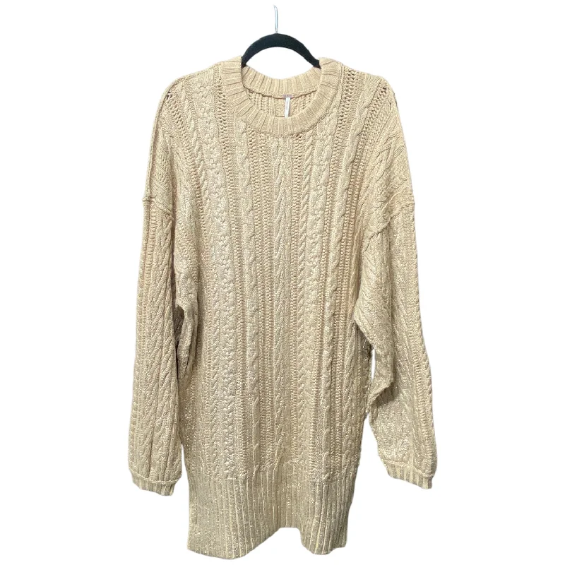 Extra Discounts Dress Sweater By Free People In Tan, Size: M